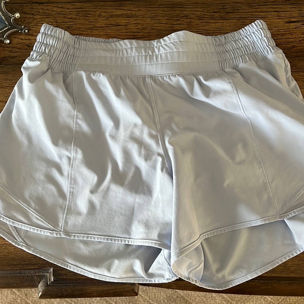 Lululemon Hotty Hot shorts - 8 Tall - Blue Linen color